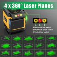 thumbnail image 2 of Nivel láser AZZUNO de 4x360° Green Beam recargable, 2 of 9