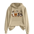thumbnail image 2 of Goose Pumpkin Halloween Hoodies for Women 2025 Funny Goose Graphic Hoodie Halloween Sweatshirt Pullover Tops, 2 of 4