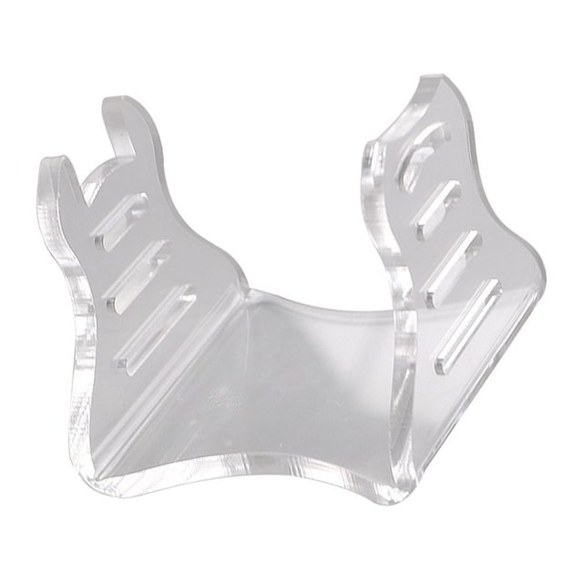 Soporte transparente para carrete de pesca, estante para carrete de pesca, soporte de almacenamiento antiarañazos