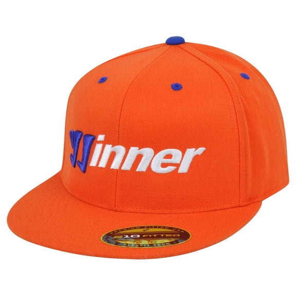 Warrior Winner Fitted 7 1/4 - 7 5/8 Flat Bill Brand Athletics Lacrosse Hat Cap