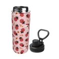 thumbnail image 2 of Haiem Cute Ladybugs 1 Printed Sports Insulated Kettle 18oz stainless steel kettle Leak-proof Water Bottle,Double-wall Insulated Bottle for Travel,Sports,Fitness, 2 of 7