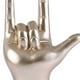 thumbnail image 5 of FLhrweasw Gesto Escultura Resina Mano Adorno Adorno Artesanía (Oro), 5 of 6