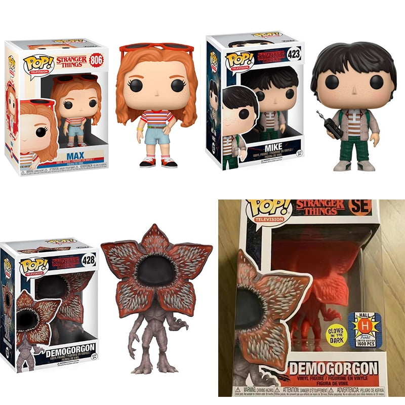 Funko Pop Demogorgon 428# MAX 806# MIKE 423# Vinyl Dolls Action