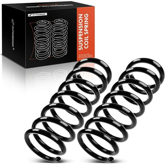 A-Premium 2Pcs Rear Suspension Coil Spring Set Compatible with Saturn Vue 2002-2007 2.2L 2.4L 3.0L 3.5L, Driver and Passenger Side, Replace# 21990357, 21990358