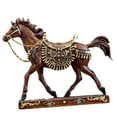 thumbnail image 4 of Estatua de caballo estatuilla de caballo pequeño escritorio adorno de caballo colección escultura arte ornamento para dormitorio decoración del hogar Estilo B mayimx Estatuilla de caballo, 4 of 9