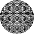 thumbnail image 1 of Ahgly Company Machine Washable Indoor Round Transitional Silver Gray Area Rugs, 8' Round, 1 of 7