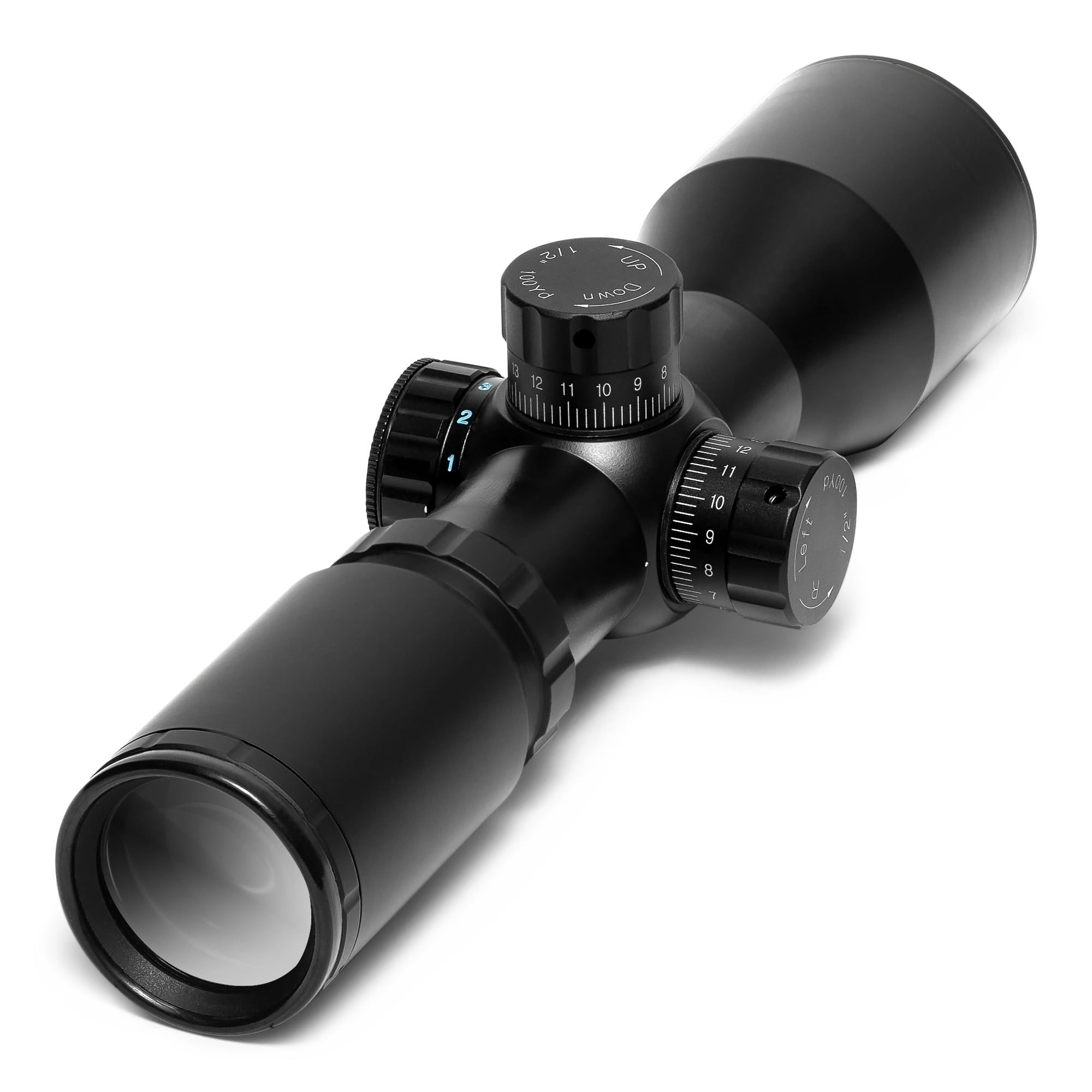 Osprey Global CP3-9x42IRF: Precision Illumination with Rangefinding Reticle in Sleek Black Finish