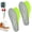 Black, variant on 2 Pairs Steppers Insoles for Men Women, Stepprs Breathable Soft Memory Foam Orthopedic Massage Insoles