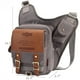 thumbnail image 4 of Bolso Bandolera de Hombro de Lona Vintage KAUKKO SG255-Gray, 4 of 5