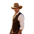 thumbnail image 5 of QSAWXQZ Men's Western Cowboy Hat Wide Brim Outdoor Hat Free Size, 5 of 5