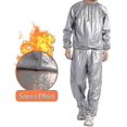 thumbnail image 1 of Unisex Sweat Sauna Suit Lose Weight Slimming Anti Rip Workout Training Clothes, 1 of 4