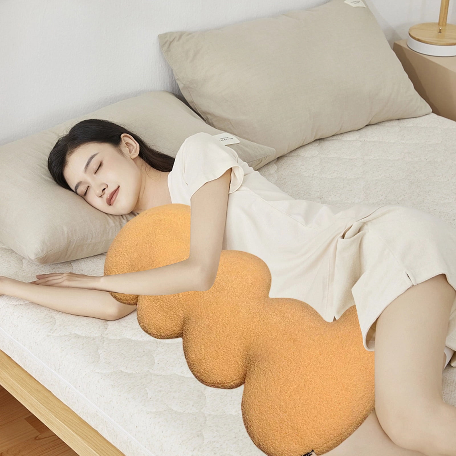 HWRETIE Pregnancy Body Pillow Maternity Support Pillow for Sleeping Back Legs Abdomen Hips Comfortable 39-Inch Full Body Pillow for Women