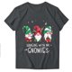 thumbnail image 2 of Puntoco Blusa de manga corta con estampado de moda para mujer, divertida camiseta de cuello redondo, 2 of 3
