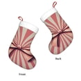 thumbnail image 3 of Yiaed Retro Bow Print Christmas Stockings, Christmas Stockings Hanging Ornaments, Christmas Stockings for Family Christmas Holiday Decorations, 3 of 7