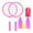 Pink, variant on Almencla Badminton Set for Kids with Ball Shuttlecock Badminton Racket Set for Garden Pink