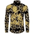 thumbnail image 1 of Camisa de hombre con solapa, informal, para exteriores, con botones, nuevo diseño de diseñador, gran oferta, talla europea 6XL, 1 of 6
