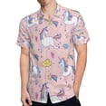 thumbnail image 4 of High Quality Hawaiian Shirts for Men Short Sleeve Aloha Beach Shirt Floral Summer Casual Button Down Shirts Blouses XNVZL3, 4 of 7
