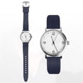 thumbnail image 7 of Uxcell Watch Bands 18mm Rubber Watch Strap Quick Release Blue Strap Silver Buckle, 7 of 7