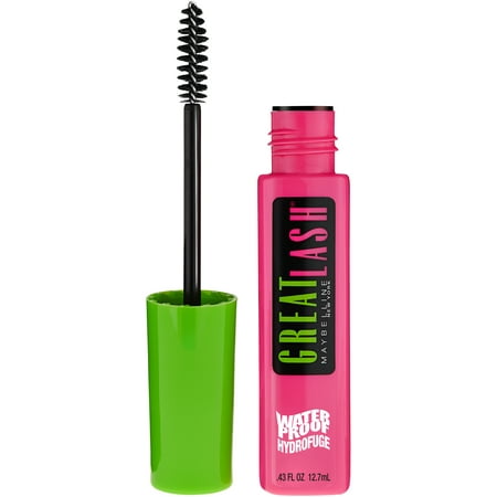 Maybelline Great Lash Waterproof Mascara, Brownish Black, 0.43 fl. (Best Mascara For Working Out)