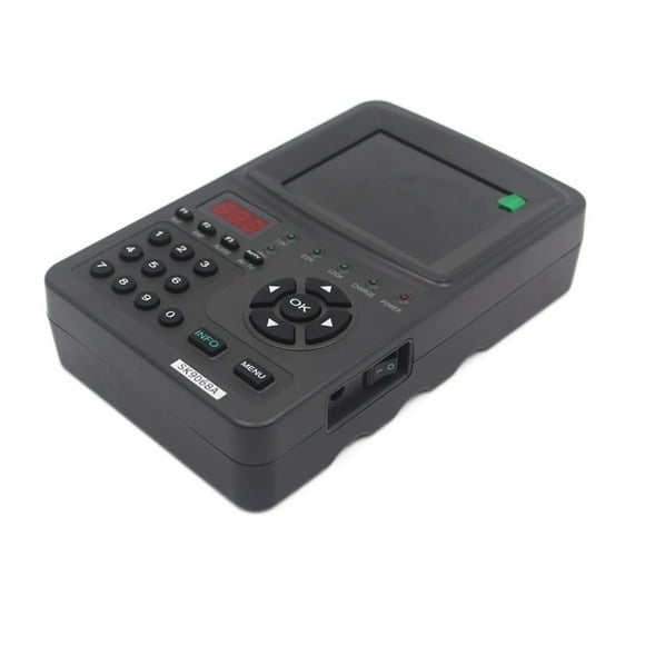 Digital Satellite Meter Sat Finder DVB-S FTA C&KU Band MPEG-2 Satellite Signal Finder EPG AV 3.5inch LCD Display ,Easy to Use