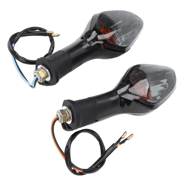 Luz de señal de giro para motocicleta, 2 piezas Luz de señal de giro para motocicleta Lámpara indicadora de motocicleta Indicador intermitente Estándares líderes en la industria