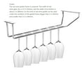 thumbnail image 2 of GETAJGHSD 2Pcs Stainless Steel Glass Hanger Wine Cup Rack for Home Office Use, 2 of 8