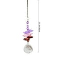thumbnail image 6 of Prism Sun Catcher Faux Crystal Hanging Ornament Healing Rainbow Maker Sun Catcher Window Decor for Home Garden Wall, 6 of 8