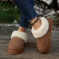 thumbnail image 2 of hzomhy Womens Snow Boots Closed Toe Warm Lining Thick Sole Slip On Design for Casual Cold Weather Daily Wear, 2 of 9