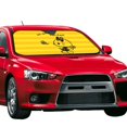 thumbnail image 2 of Windshield Sun Shade Foldable Car Front Window Sunshade For Car Suv Trucks Vans - Best Heat Shield Blocker Visor Cover Blocks Uv Rays And Keeps Your Vehicle Cool-Medium, 2 of 5