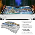 thumbnail image 5 of Bingfone Christmas Tree Car Windshield Sun Shade Protector Keep Your Vehicle Cool Sun Shield Visor Cover Foldable For Car Truck Suv-Medium, 5 of 9