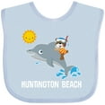 thumbnail image 3 of Inktastic Huntington Beach California Boys or Girls Baby Bib, 3 of 4