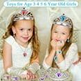 thumbnail image 6 of Flybay Princess Dress up for Girls, 27Pcs Toddler Dress up Toys Costumes Set Skirts, Shoes, Crowns, Pretend Play Birthday Gifts for 3-7 Year Old Girls, 6 of 8