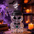 thumbnail image 4 of 20OZ Christmas Horror Nightmare Night Glass Cup with Straw, Nightmare Jack Clear Tumbler with Beanie Hat Lid and Scarf, Cute Novelty Drinkware, Christmas Jack Clear Glass Cup Collectibles Gifts - 1PC, 4 of 6