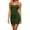 Army Green, variant on Full Slips for Women Under Dresses Sleeveless Adjustable Spaghetti Straps Mini Cami Dress (Army Green,XXL)