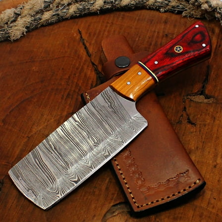 Raven - 5" Damascus Cleaver