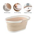 thumbnail image 2 of FLhrweasw Cubo Plegable Cubo Rectangular para Lavado Autos para Limpieza La Casa (Beige), 2 of 8