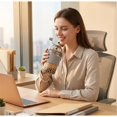 thumbnail image 7 of TAROFIIH 15 oz Iced Coffee Cup with Straw and Lid, 430ml Reusable Travel Tumbler with Silicone Grip, Portable Drinkware, 7 of 7