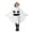 yue866-22-White, variant on KHONTS Ghost Face Poncho for Toddler Kids Hooded Cloak Halloween Performance Clothes Spooky Capes 25-White XS