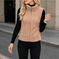 thumbnail image 2 of NominalSnug Womens Fuzzy Fleece Sherpa Vest Sleeveless Warm Outwear Jacket with Pockets, 2 of 6