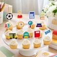 thumbnail image 5 of Back to School Cake Toppers 12 Pack Classroom Theme Cupcake Picks for School Party Cake Dessert Decoration Supplies, 5 of 7