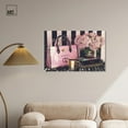 thumbnail image 3 of Pink Purse Books and Flowers Canvas Fashion Art Prints by Art Remedy, Gallery Wrapped, 36" x 24", 3 of 7