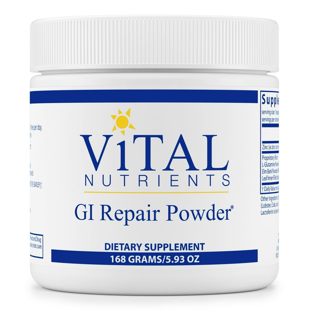 Vital Nutrients GI Repair Powder Promotes Healthy Intestinal