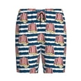 thumbnail image 4 of Wukai Popcorn Men’s Short Pajama Pants With Pockets Soft Sleep Pj Shorts for Men-XX-Large, 4 of 6