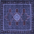 thumbnail image 1 of Ahgly Company Indoor Square Persian Blue Traditional Area Rugs, 6' Square, 1 of 4