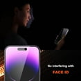 thumbnail image 4 of [2 Pack] Privacy Screen Protector for iPhone 11\/XR, YMHML Tempered Glass Anti-Spy Bubble Free Case Friendly Easy Installation Film for iPhone 11\/XR 6.1 Inch, 4 of 10