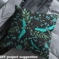 thumbnail image 2 of jejeloiu Dragonfly Fabric by the Yard 3 Yards,Tropical Botanical Leaves Sewing Fabric,Blue Green BlackFabric for Sewing,Microfiber Bedroom Decor, 2 of 6