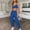 Blue, variant on Winter Save Big! Kiplyki Women's Gym Sport Suit Sports Color Camisole Two-Piece High Waist Pants Casual Suit Spring