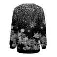 thumbnail image 3 of Ketyyh-chn99 T-Shirt pour Femmes Mode Blouse Ample Manches Longues Col Rond Tunique Ligne A Blouse Blanc,P, 3 of 5