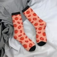 thumbnail image 5 of KLL Tomato Print Cool Socks Men's Women's Crew Socks Funny Crazy Novelty Stockings, 5 of 6