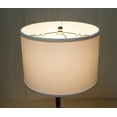 thumbnail image 6 of 14x14x10 Drum Lamp Shade Premium White Linen, 6 of 7
